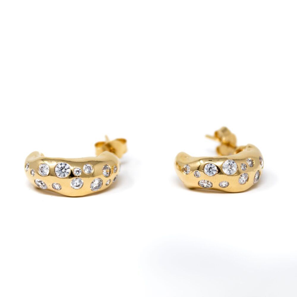 Orecchini Frizzy con pietre