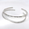 Bracciale lamina 2mm costa piatta