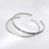 Bracciale lamina 2mm martellata