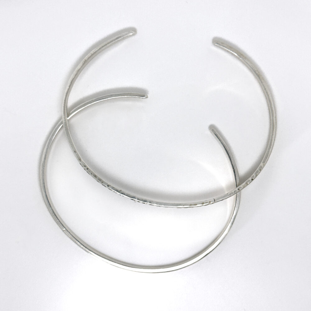 Bracciale lamina 2mm martellata